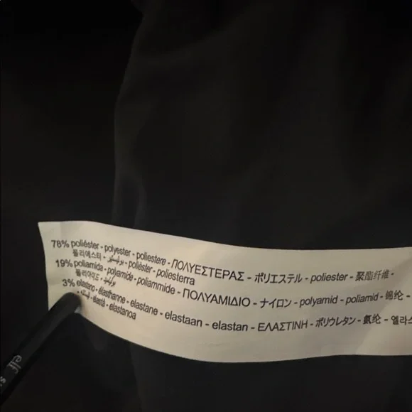 Zara Med-Large Elegant Black Midi Skirt with pockets - Picture 8 of 8